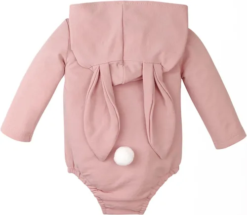 Vista 2 de AGQT Babys Bunny Costume Easter Halloween Outfit Set Size 0-24 Months
