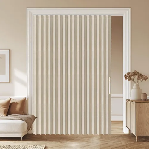 Vista 20 de AJAZZ Cortinas 100% Opacas para Puertas Corredizas de Entrada, Puertas de Acordeón para Entrada, Cortina Magnética para Puerta de Dormitorio Sala