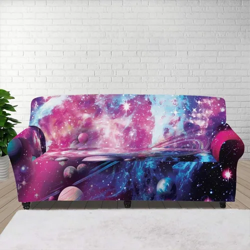 Vista 34 de Horeset Funda elástica para silla con diseño de flores hippie otoñales, funda para sofá, lavable, protección de muebles con espuma antideslizante