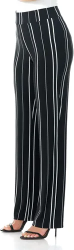 Vista 2 de Rekucci Pantalón clásico de punto suave para mujer de viaje