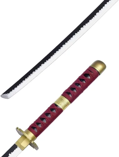 Vista 6 de Anime Sword 41 inch,Zorowado ichimonjiAnime Original Texture,for Role-Playing and Collection, with One Display Stand