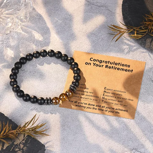 Vista 5 de UNGENT THEM Pulsera para hombre y niño, regalos para papá, hijo, mi hombre, nieto, hermano, marido, papá extra, tío, aniversario, graduación