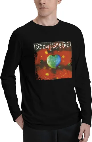 Vista 2 de Soda Stereo Dynamo Long Sleeve Man's Fall Casual O-Neck Pullover