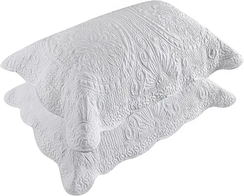 Vista 15 de BOSOWOS Fundas de almohada tamaño Queen de 20 x 30 pulgadas, juego de 2, ultrasuaves y transpirables, fundas de almohada acolchadas para dormir Gris
