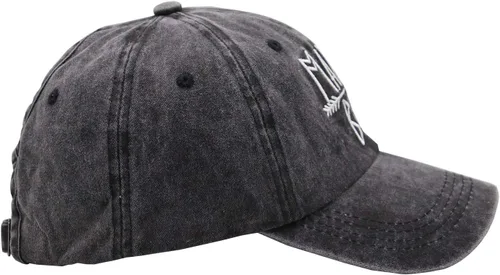 Vista 3 de Gorra de béisbol con diseño de Mama Bear para mujer, estilo vintage
