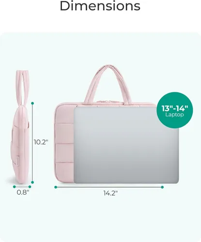 Vista 6 de BAGSMART Funda protectora tipo sleeve para laptop