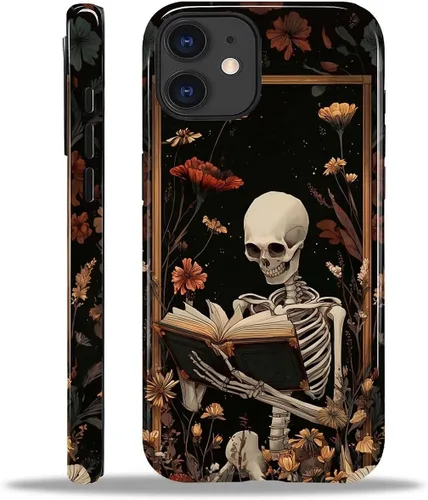 Vista 72 de Funda para iPhone 11 Funda, Diseño de Plantas de Nave Espacial Alienígena - Protección Dual Híbrida Silicona + PC Duro Resistente a Golpes Cubierta
