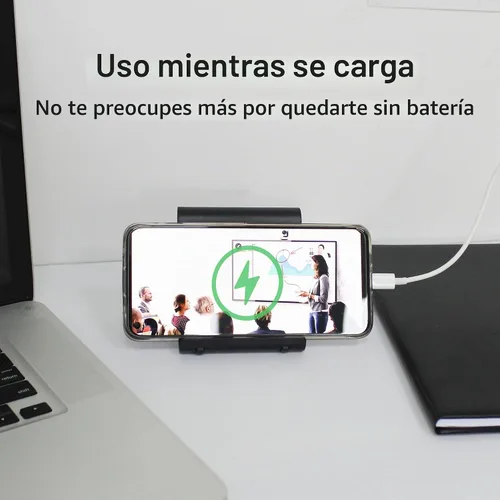 Vista 7 de Mayten Soporte plegable para teléfono celular para iPhone, soporte ajustable para teléfono con amplia compatibilidad, base de escritorio portátil