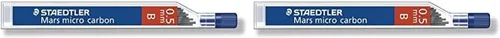 Vista 3 de Staedtler Micro Mars - Portaminas de carbono, 0.020 in, B, 2.362 in x 12 (250 05 B)