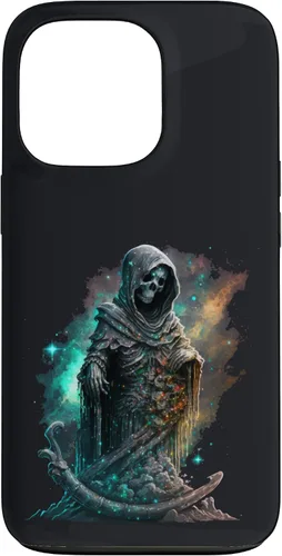 Vista 10 de Santa Muerte - Carcasa para iPhone 17, diseño de folklore mexicano