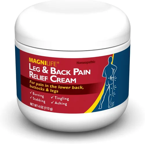 Vista 5 de MagniLife Crema para aliviar el dolor de piernas y espalda, alivio del dolor de acción rápida, alivia naturalmente los dolores de ardor, hormigueo