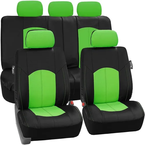 Vista 12 de Set completo fundas para asiento de coche FH Group, Negro