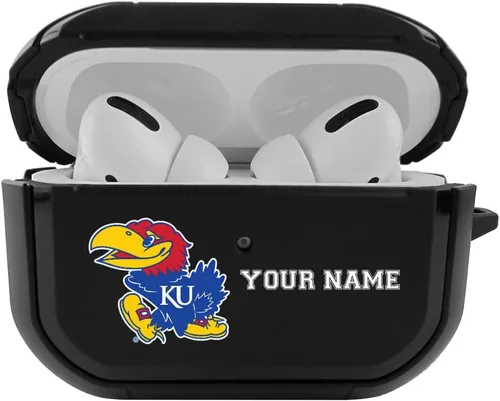 Vista 8 de Colegial - Funda negra duradera para Apple AirPods Pro (1ª/2ª generación) con mosquetón - Alabama Crimson Tide