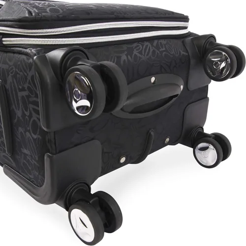 Vista 8 de BEBE Carissa 21" Expandible Spinner de mano para mujer, Bebe Negro lanzado, Carissa - Maleta giratoria extensible de 21 pulgadas