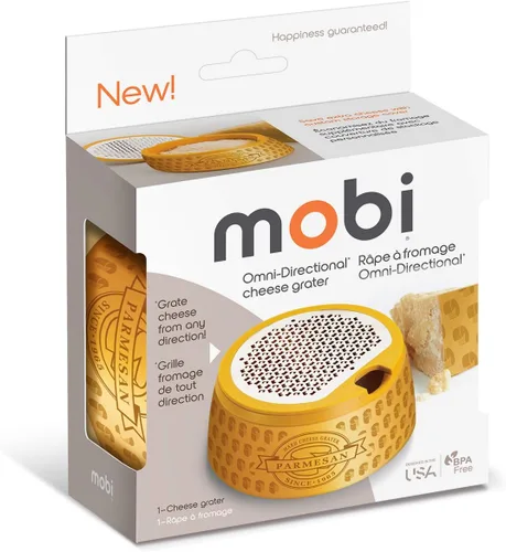 Vista 3 de MOBI Rallador y almacenamiento de ruedas de queso parmesano, 7 pulgadas