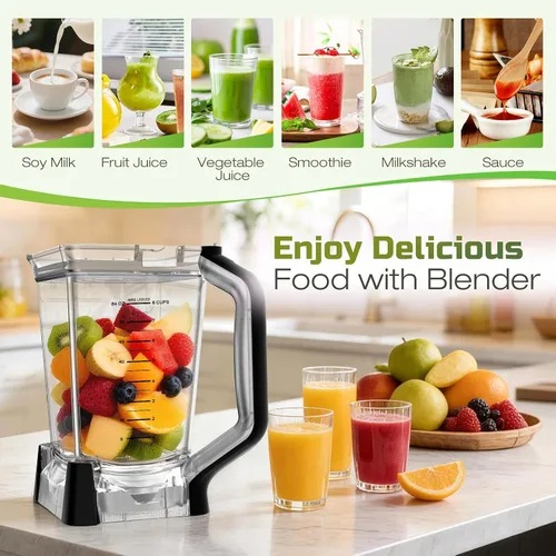 Vista 7 de Jarra de licuadora de 72 oz compatible con licuadora Ninja BN751 BN801