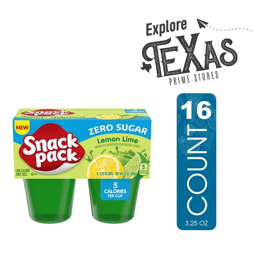 Vista 3 de Snack Pack - Paquete Lavinia Essentials: 16 tazas de geles jugosos saborizados sin azúcar, sin gluten, vaso de plástico On-The-Go 3.25 + 1 utilidad