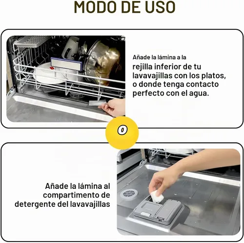 Vista 4 de Binbata Hojas detergentes del lavaplatos de Eco, jabón libre plástico
