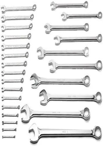 Vista 6 de Wright Tool #707 Wrightgrip - Juego de llaves combinadas de 7 piezas, 12 puntos, color plateado