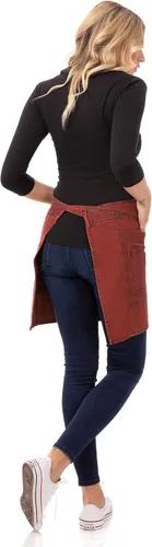 Vista 2 de Chef Works Unisex Uptown Half Bistro Apron