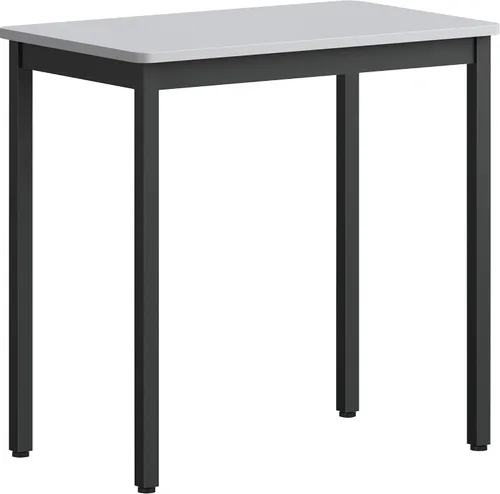 Vista 2 de Lorell LLR60752 - Mesa utilitaria gris de 30 x 18 pulgadas
