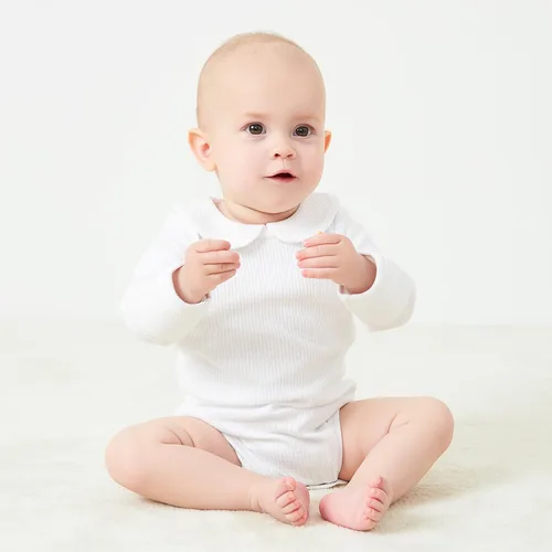 Vista 79 de pureborn Mameluco de algodón súper suave para bebés niños y niñas de 0 a 24 meses