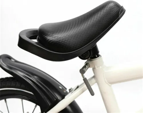 Vista 5 de Bicicleta para niños, bicicleta para niños con rueda de entrenamiento para niños y niñas de 3 a 6 años, altura ajustable (37.4 a 53.1 pulgadas)