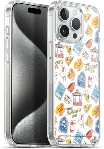 Vista 268 de Head Case Designs Gilmore - Funda negra a prueba de golpes con diseño de dibujos animados para niñas con licencia