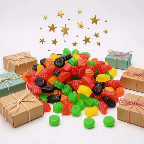 Vista 4 de Candy Retailer Giant Jujy's - Caramelo de frutas masticables (1 libra)