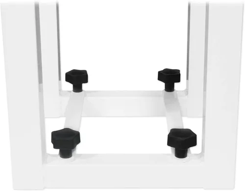 Vista 6 de (2) Rockville RTP32W Totem - Soporte de luz de cabeza móvil + Scrims negro+blanco+bolsas de transporte para focos Chauvet Rogue R1X