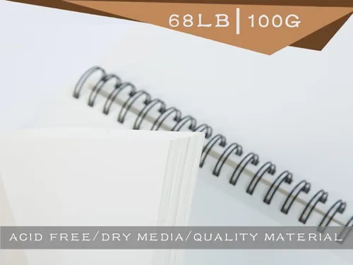 Vista 5 de Bachmore - Bloc de bocetos de 9 x 12 pulgadas, 100 hojas de cuaderno de bocetos encuadernado en espiral para artistas profesionales y aficionados