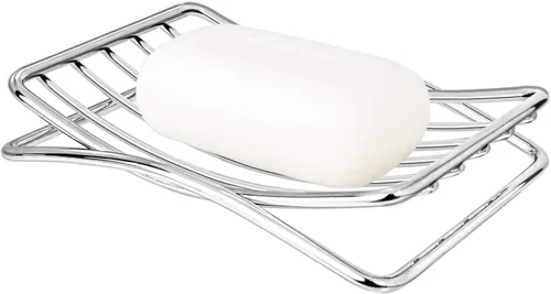 Vista 9 de Jabonera GUUKAR de Acero Inoxidable para Barra de Jabón en Ducha y Baño, Jabonera Autodrenante con Soporte para Esponja para Fregadero de Cocina