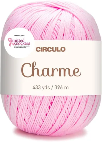 Vista 18 de CIRCULO Charme - Paquete de hilo para tejer y ganchillo, 3 bolas de 100% algodón virgen brasileño mercerizado, peso deportivo suave, color 2012
