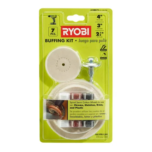 Vista 4 de RYOBI A10BK72 Kit de pulido de metal (7 piezas)