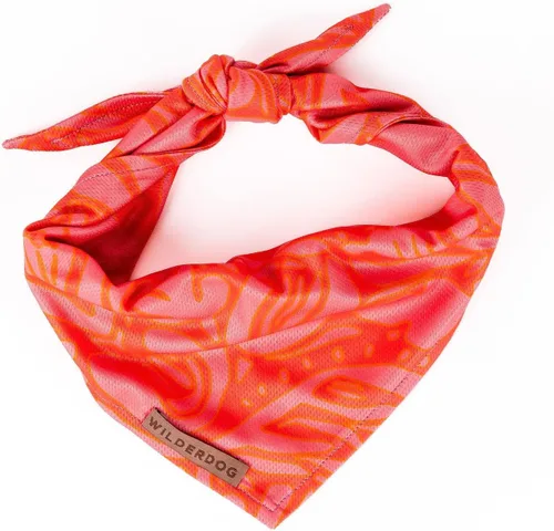 Vista 13 de Wilderdog Bandana para perro con material ligero de malla de mezcla de poliéster de secado rápido en agave