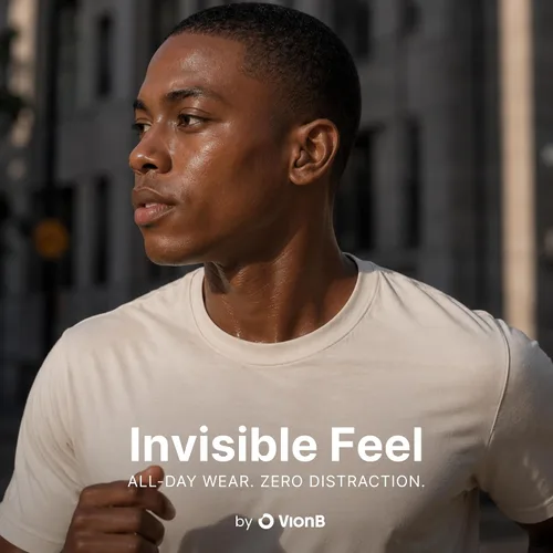 Vista 6 de Air Skin Tones Invisible Earbuds for Small Ears - Wireless Bluetooth 5.4, Skin-Matching Mini Stemless Ear Buds, IPX5 Waterproof, Crystal Clear Calls
