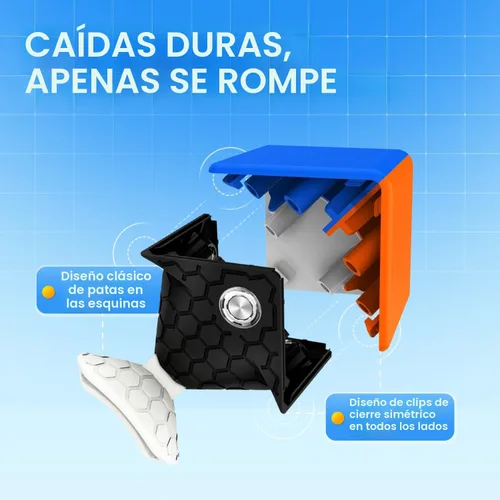 Vista 3 de GAN 356 M, Cubo de Velocidad 3x3 Magnético 356M Sin Calcomanías, Juguetes Antiestrés para Niños y Adultos, Sin GES Extra