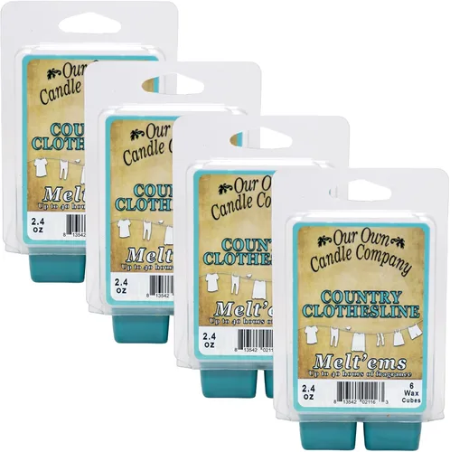 Vista 4 de Our Own Candle Company Premium Wax Melt, Grandma's Kitchen, 6 cubos, 2.4 oz (paquete de 4)