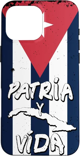Vista 19 de Patria y Vida Cuban Flag Cuba Roots - Carcasa para iPhone 17, color negro