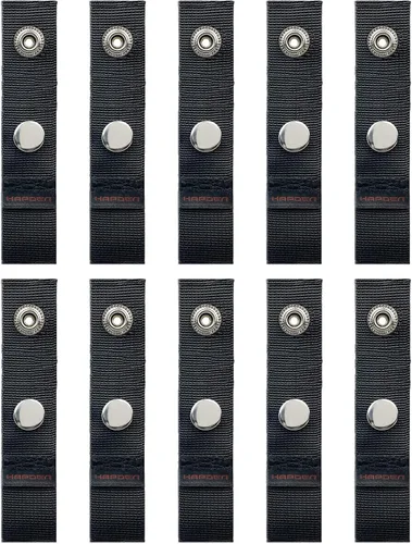Vista 7 de Extensor a presión de cubierta de barco para lona de barco, extensiones de cubierta de barco, negro, tamaños de extensión de 1 pulgada – Bucles