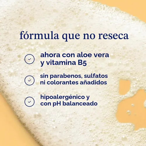 Vista 5 de Johnson's Baby Champú con fórmula suave sin lágrimas, tamaño de viaje, 1.7 onzas líquidas