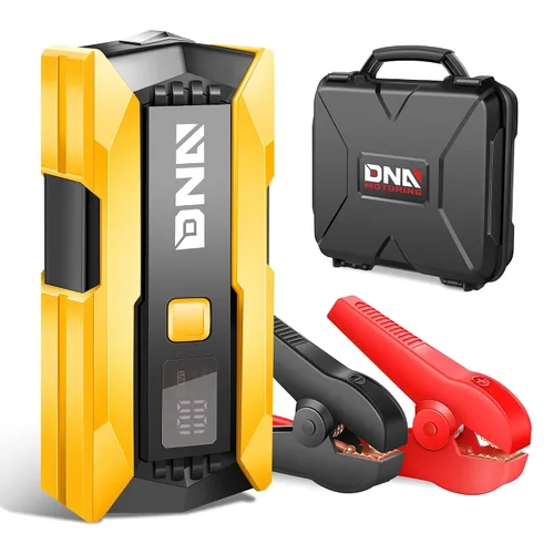 Vista 14 de DNA MOTORING 12V 1500A 15000 mAh Arrancador de batería portátil para auto, paquete de cargadores de batería, caja de puente, para hasta 7.0L de gas