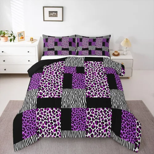Vista 11 de Erosebridal Edredón de Gatos Lindos para Niños con Líneas de Arcoíris Neón, Juego de Ropa de Cama Individual para Niñas, Niños y Adolescentes, Gatos