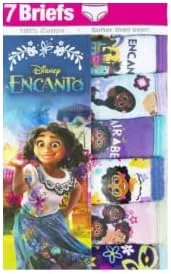 Vista 2 de Disney Encanto 7 unidades ropa interior para niñas, Multi, 6