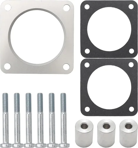 Vista 6 de Espaciador de cuerpo del acelerador 1068 de repuesto para Jeep Wrangler TJ YJ 1987-2006 Reemplazo para Cherokee XJ 1984-2001