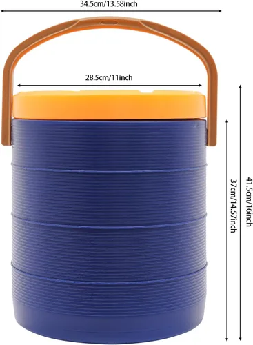 Vista 2 de Dispensador de bebidas aislado de acero inoxidable, dispensador térmico de bebidas frías y calientes de 25 L/6.6 galones con espita para té, café