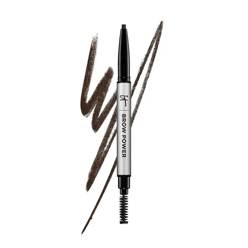 Vista 9 de IT Cosmetics Brow Power Lápiz de cejas – Tonos universales – Fórmula de larga duración, a prueba de golpes, con biotina – Cejas de aspecto natural
