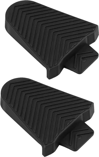 Vista 9 de Thinvik Juego de fundas de goma para tacos de bicicleta, tacos de bicicleta con fundas para tacos Shimano SPD-SL