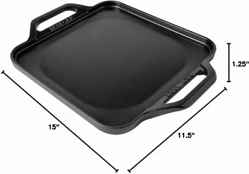 Vista 5 de Traeger Grills BAC620 Accesorio de Parrilla de Sartén de Hierro Fundido por Inducción