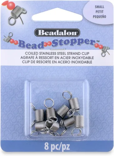 Vista 6 de Beadalon Tapón de cuentas, pequeño, puntas rosadas, 4 piezas